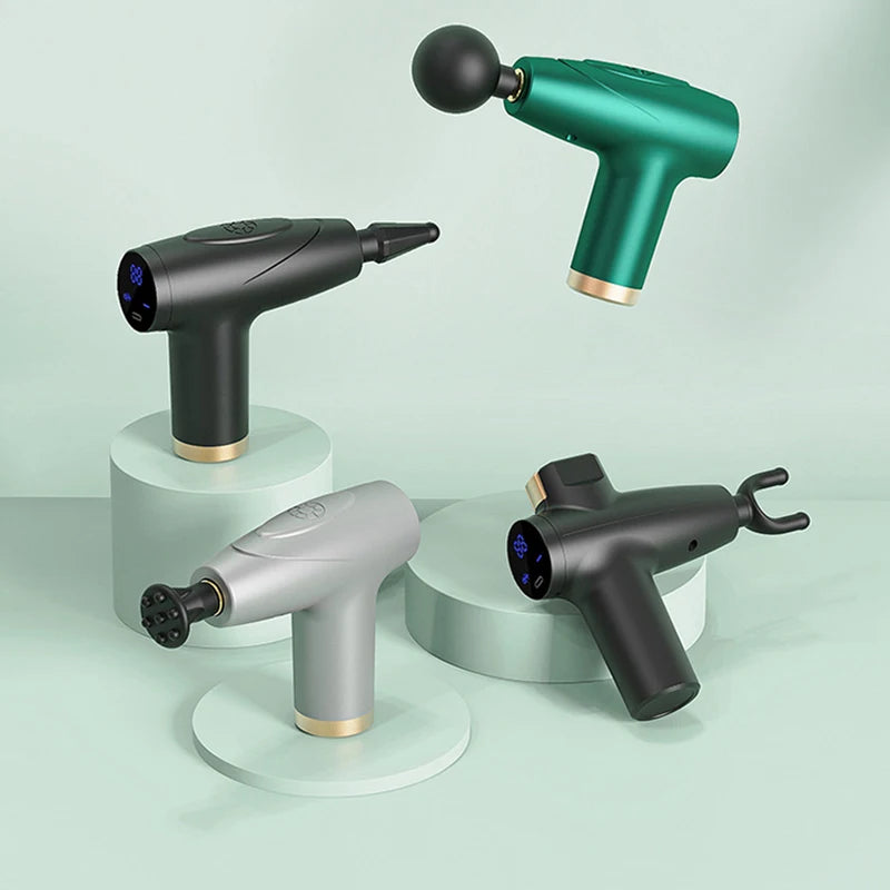 4-Head Mini Fascia Massage Gun