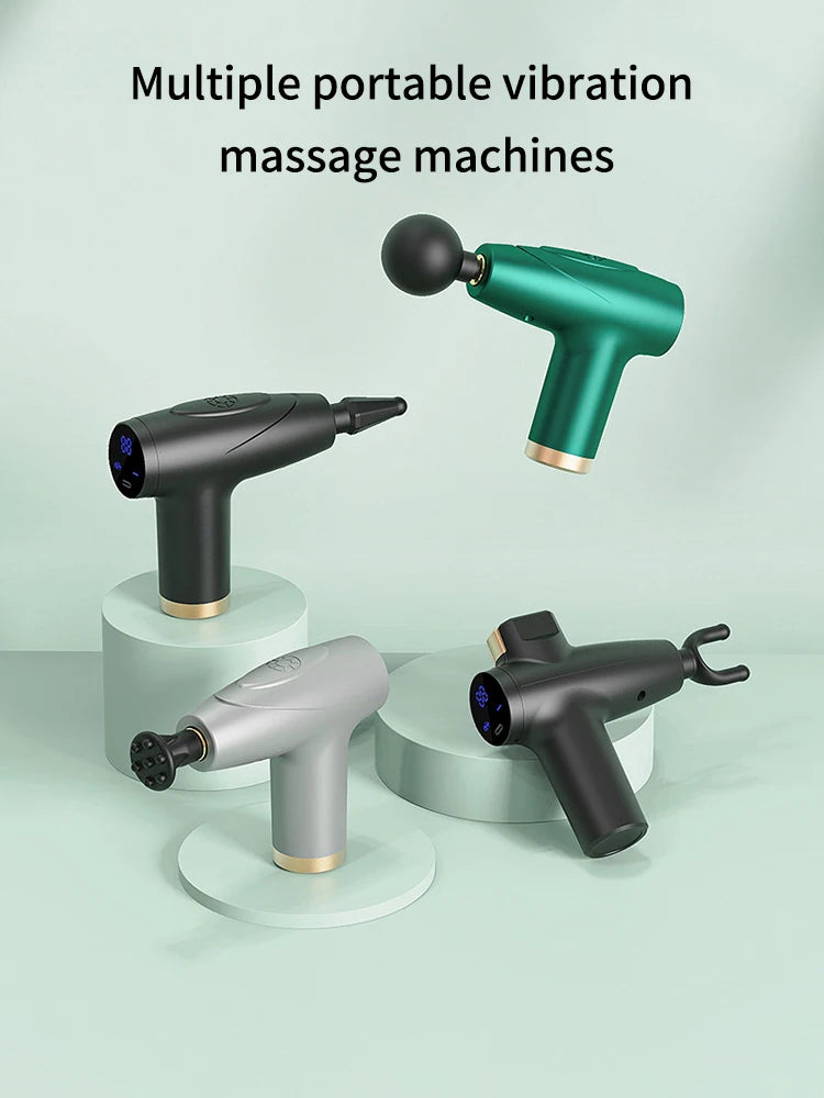 4-Head Mini Fascia Massage Gun