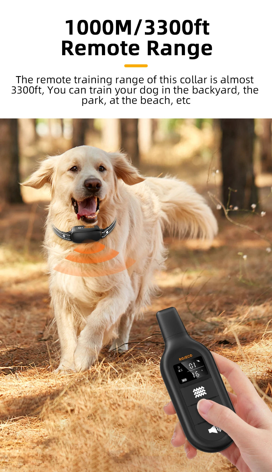 ROJECO Electric Dog Training Collar