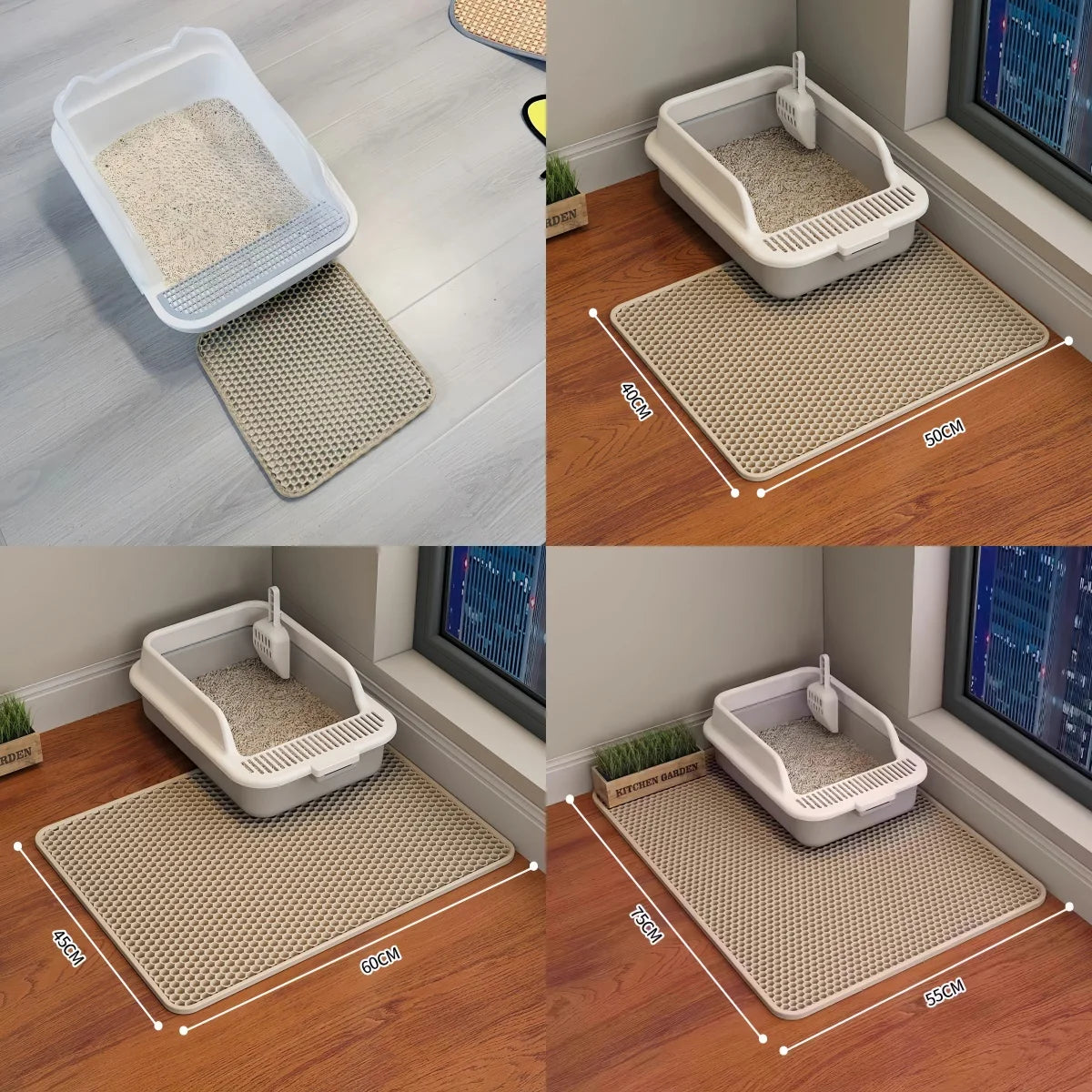 Waterproof Double Layer Cat Litter Mat