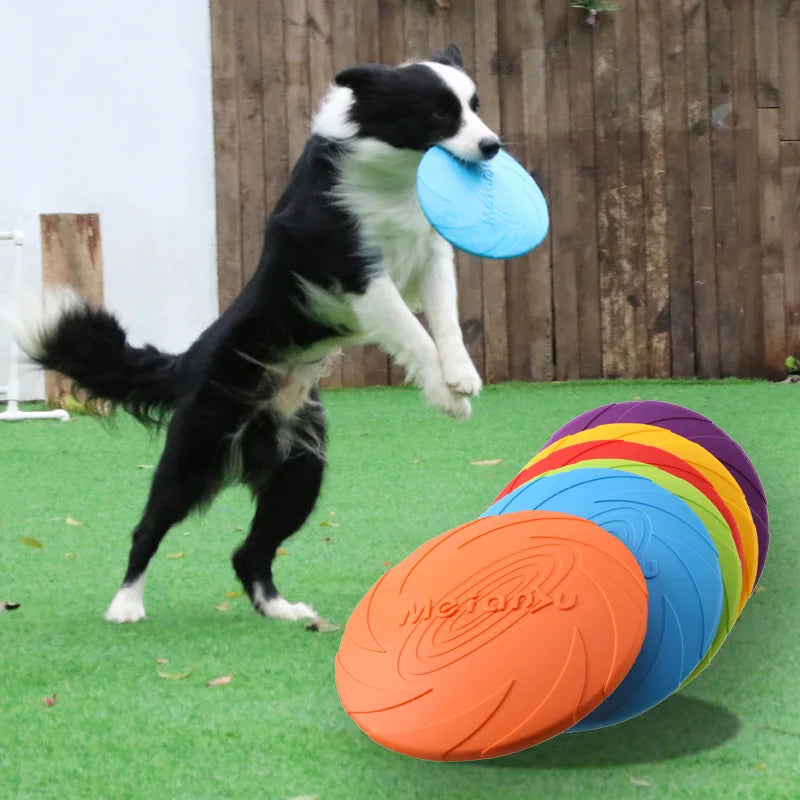 OUZEY Bite Resistant Flying Disc Toy